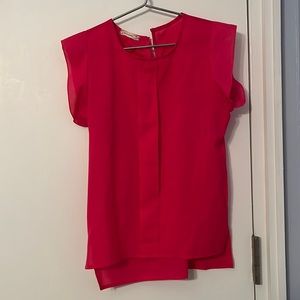 Pink short sleeve shirt